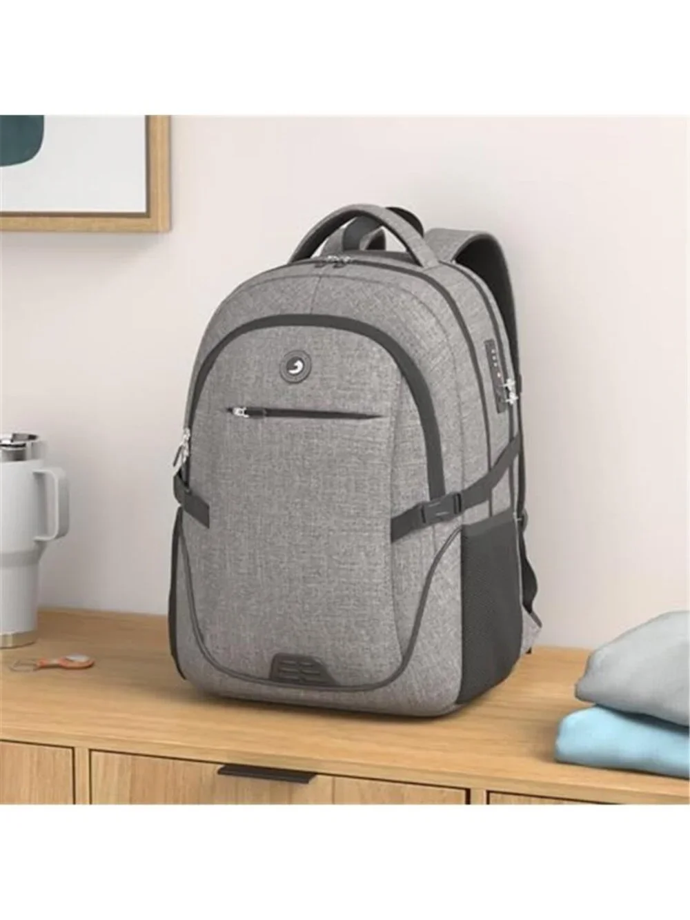 Unisex Travel Laptop Backpack Anti Theft Backpack with Combination Lock